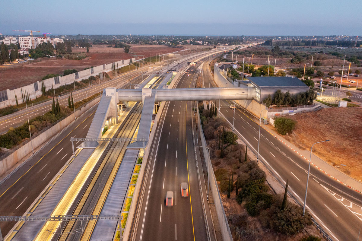 צילומי רחפן למבנה ציבורי